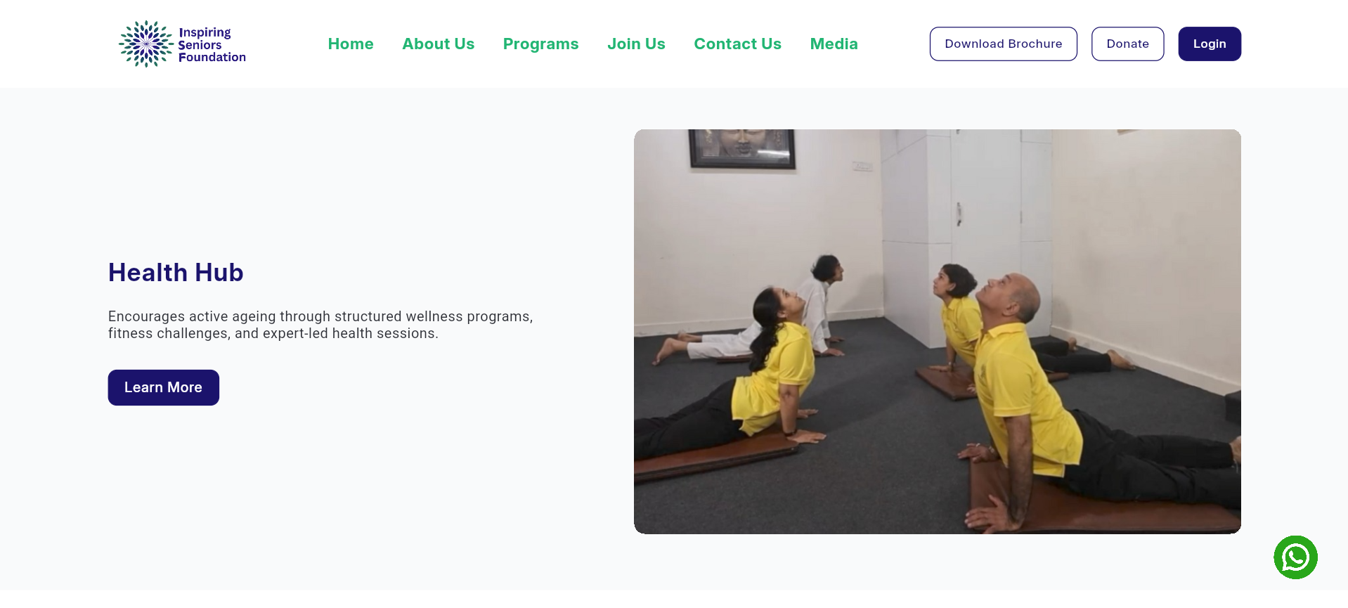 Inspiring Seniors Foundation screenshot 3